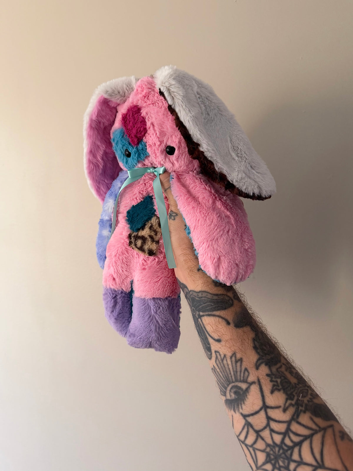 Clarette the patchwork bunny ooak